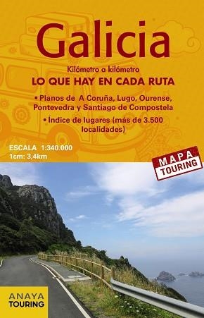 MAPA GALICIA MAPA TOURING | 9788499358505 | Llibreria Aqualata | Comprar llibres en català i castellà online | Comprar llibres Igualada