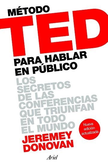 MÉTODO TED PARA HABLAR EN PÚBLICO | 9788434423565 | DONOVAN, JEREMY | Llibreria Aqualata | Comprar llibres en català i castellà online | Comprar llibres Igualada