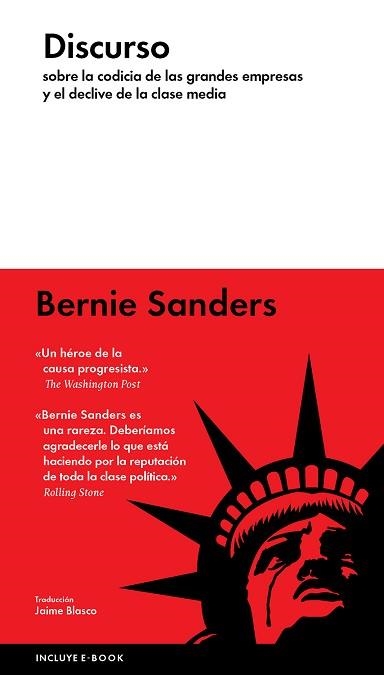 DISCURSO, EL | 9788416420872 | SANDERS, BERNIE | Llibreria Aqualata | Comprar llibres en català i castellà online | Comprar llibres Igualada