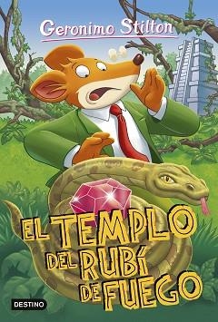 GERÓNIMO STILTON 48. EL TEMPLO DEL RUBÍ DE FUEGO | 9788408155447 | GERONIMO STILTON | Llibreria Aqualata | Comprar llibres en català i castellà online | Comprar llibres Igualada