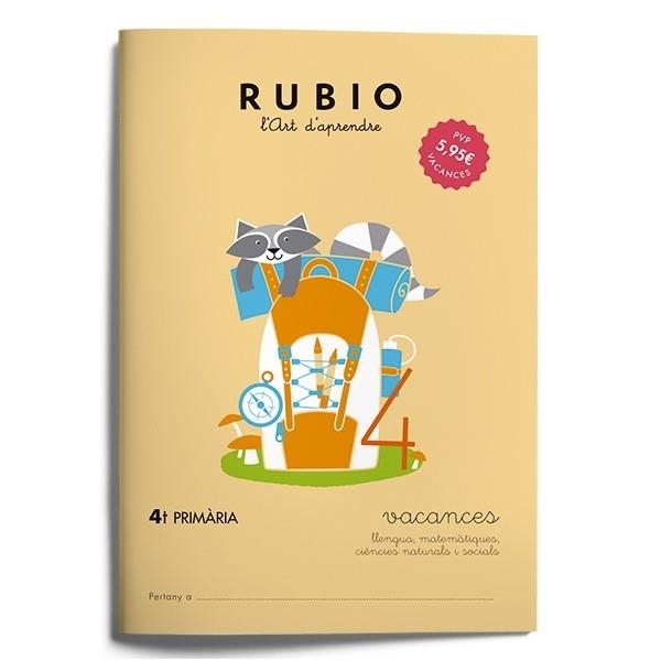 VACANCES RUBIO - 4T. DE PRIMÀRIA | 9788415971955 | Llibreria Aqualata | Comprar llibres en català i castellà online | Comprar llibres Igualada