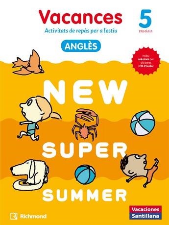 NEW SUPER SUMMER STUDENT'S BOOK 5 + AUDIO  | 9788466823074 | VARIOS AUTORES | Llibreria Aqualata | Comprar llibres en català i castellà online | Comprar llibres Igualada