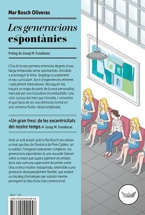 GENERACIONS ESPONTÀNIES, LES | 9788494440946 | BOSCH OLIVERAS, MAR | Llibreria Aqualata | Comprar llibres en català i castellà online | Comprar llibres Igualada