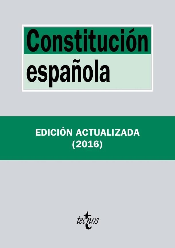 CONSTITUCIÓN ESPAÑOLA | 9788430969432 | EDITORIAL TECNOS | Llibreria Aqualata | Comprar llibres en català i castellà online | Comprar llibres Igualada