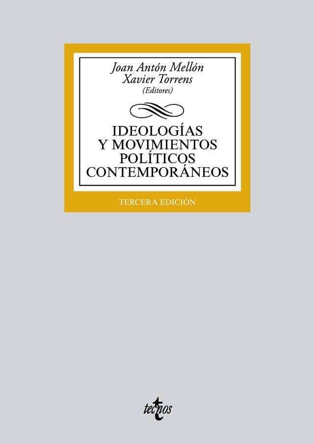 IDEOLOGÍAS Y MOVIMIENTOS POLÍTICOS CONTEMPORÁNEOS | 9788430969685 | ANTÓN MELLÓN, JOAN (EDITOR) | Llibreria Aqualata | Comprar libros en catalán y castellano online | Comprar libros Igualada