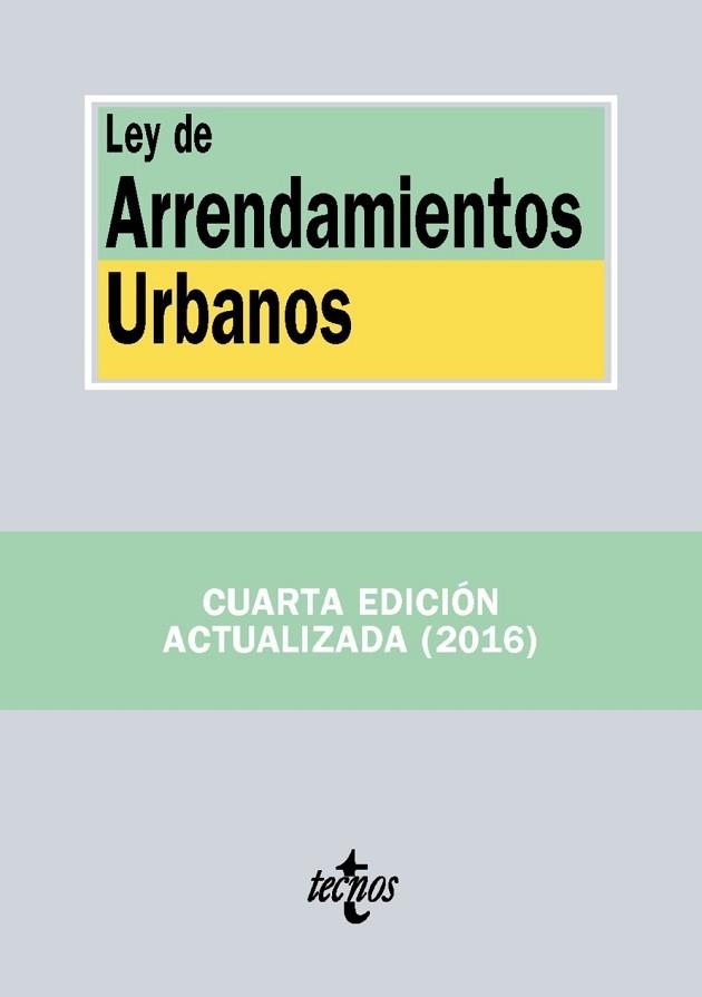 LEY DE ARRENDAMIENTOS URBANOS | 9788430970308 | EDITORIAL TECNOS | Llibreria Aqualata | Comprar llibres en català i castellà online | Comprar llibres Igualada