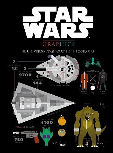 STAR WARS GRAPHICS. EL UNIVERSO STAR WARS EN INFOGRAFÍAS | 9788416857029 | HACHETTE HEROES | Llibreria Aqualata | Comprar llibres en català i castellà online | Comprar llibres Igualada