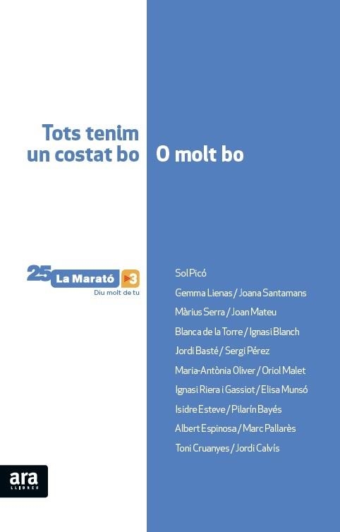 TOTS TENIM UN COSTAT BO O MOLT BO | 9788416154647 | AA.VV. | Llibreria Aqualata | Comprar llibres en català i castellà online | Comprar llibres Igualada