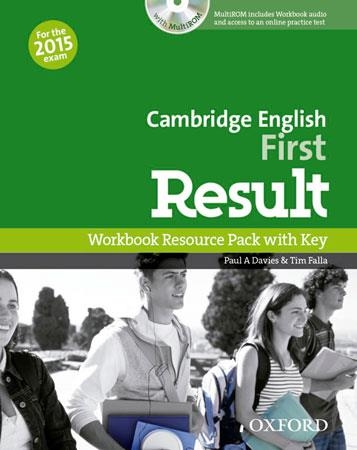 FIRST CERTIFICATE IN ENGLISH RESULT WORKBOOK WITH ANSWER KEY+CD-R PACK EXAM 2015 | 9780194511803 | PAUL A. DAVIES | Llibreria Aqualata | Comprar llibres en català i castellà online | Comprar llibres Igualada