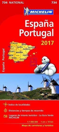 MAPA ESPAÑA - PORTUGAL 1:1 000 000 (NATIONAL 734) | 9782067218932 | VARIOS AUTORES | Llibreria Aqualata | Comprar llibres en català i castellà online | Comprar llibres Igualada