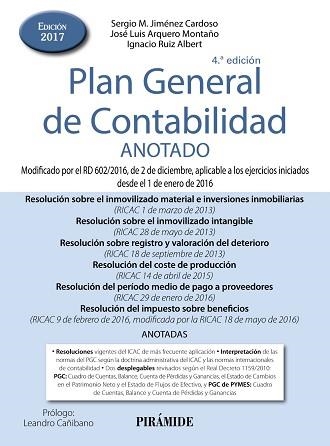 PLAN GENERAL DE CONTABILIDAD ANOTADO | 9788436837353 | JIMÉNEZ CARDOSO, SERGIO M./ARQUERO MONTAÑO, JOSÉ LUIS/RUIZ ALBERT, IGNACIO | Llibreria Aqualata | Comprar llibres en català i castellà online | Comprar llibres Igualada