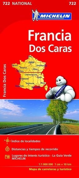 MAPA FRANCIA (NATIONAL DOBLE CARA 722) | 9782067219861 | VARIOS AUTORES | Llibreria Aqualata | Comprar llibres en català i castellà online | Comprar llibres Igualada