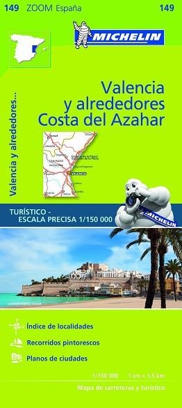 MAPA VALENCIA Y ALREDEDORES, COSTA DEL AZAHAR (MAPA ZOOM ESPAÑA 149 1/150 000) | 9782067218253 | VARIOS AUTORES | Llibreria Aqualata | Comprar llibres en català i castellà online | Comprar llibres Igualada