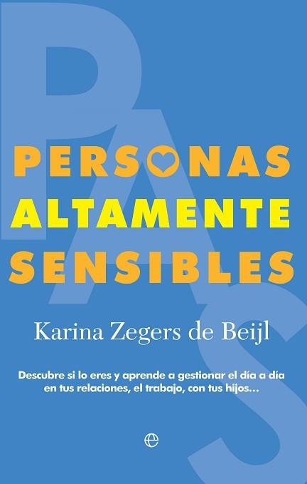 PERSONAS ALTAMENTE SENSIBLES | 9788490607817 | ZEGERS DE BEIJL, KARINA | Llibreria Aqualata | Comprar llibres en català i castellà online | Comprar llibres Igualada