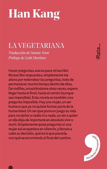 VEGETARIANA, LA | 9788416738137 | KANG, HAN | Llibreria Aqualata | Comprar llibres en català i castellà online | Comprar llibres Igualada