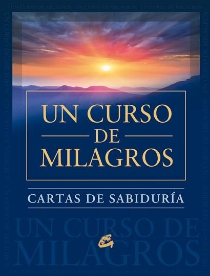 CARTAS DE SABIDURÍA DE UN CURSO DE MILAGROS | 9788484455707 | FOUNDATION FOR INNER PEACE | Llibreria Aqualata | Comprar llibres en català i castellà online | Comprar llibres Igualada