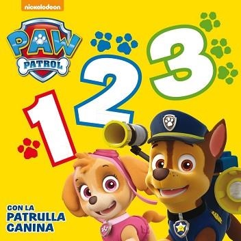 PAW PATROL. 1, 2, 3 CON LA PATRULLA CANINA  | 9788448844233 | NICKELODEON | Llibreria Aqualata | Comprar llibres en català i castellà online | Comprar llibres Igualada