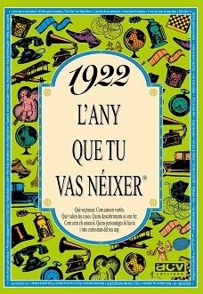 1922: L'ANY QUE TU VAS NEIXER | 9788488907073 | Llibreria Aqualata | Comprar llibres en català i castellà online | Comprar llibres Igualada