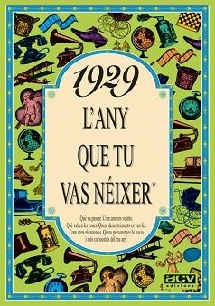 1929: L'ANY QUE TU VAS NEIXER | 9788488907141 | Llibreria Aqualata | Comprar llibres en català i castellà online | Comprar llibres Igualada