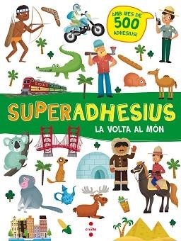 SUPERADHESIUS LA VOLTA AL MON | 9788466143196 | Llibreria Aqualata | Comprar llibres en català i castellà online | Comprar llibres Igualada