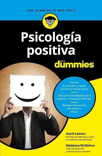 PSICOLOGÍA POSITIVA PARA DUMMIES | 9788432903748 | LEIMON, AVERIL / MCMAHON, GLADEANA | Llibreria Aqualata | Comprar llibres en català i castellà online | Comprar llibres Igualada