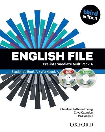 ENGLISH FILE PRE-INTERMEDIATE. - 3RD EDITION SPLIT EDITION MULTIPACK A WITH ITUTOR | 9780194598682 | OXENDEN, CLIVE/LATHAM-KOENIG, CHRISTINA/SELIGSON, PAUL | Llibreria Aqualata | Comprar llibres en català i castellà online | Comprar llibres Igualada