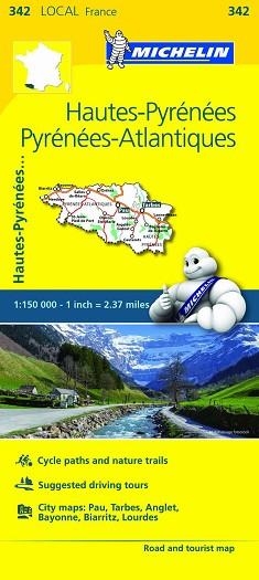 MAPA HAUTES-PYRÉNÉES, PYRÉNÉES ATLANTIQUES 342 1.150000 | 9782067210738 | Llibreria Aqualata | Comprar llibres en català i castellà online | Comprar llibres Igualada