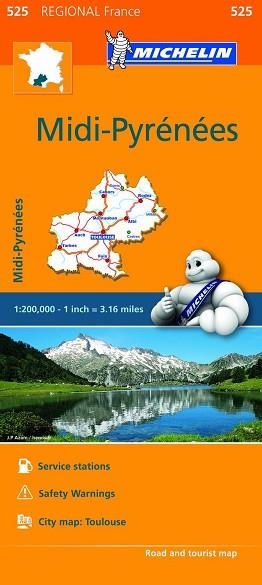 MAPA MIDI-PYRÉNÉES 525 ESCALA 1.200000 | 9782067209374 | Llibreria Aqualata | Comprar llibres en català i castellà online | Comprar llibres Igualada