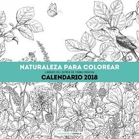 2018 CALENDARIO NATURALEZA PARA COLOREAR | 9788448023553 | AA. VV. | Llibreria Aqualata | Comprar llibres en català i castellà online | Comprar llibres Igualada