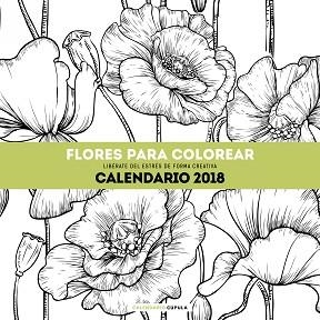 2018 CALENDARIO FLORES PARA COLOREAR | 9788448023560 | AA. VV. | Llibreria Aqualata | Comprar llibres en català i castellà online | Comprar llibres Igualada