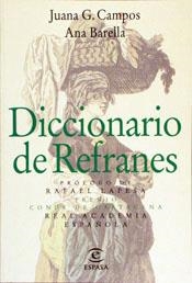 DICCIONARIO DE REFRANES | 9788423959846 | García Campos, Juana ; Barella, Ana | Llibreria Aqualata | Comprar llibres en català i castellà online | Comprar llibres Igualada