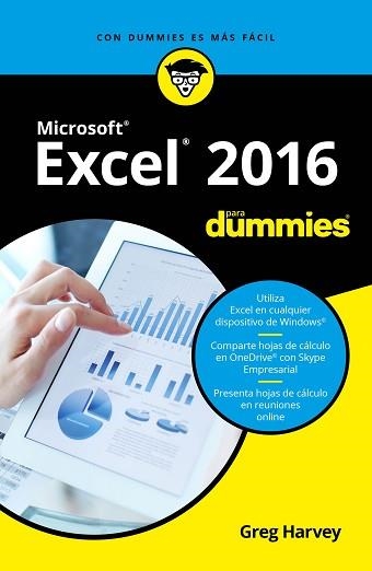 EXCEL 2016 PARA DUMMIES | 9788432903847 | HARVEY, GREG | Llibreria Aqualata | Comprar llibres en català i castellà online | Comprar llibres Igualada