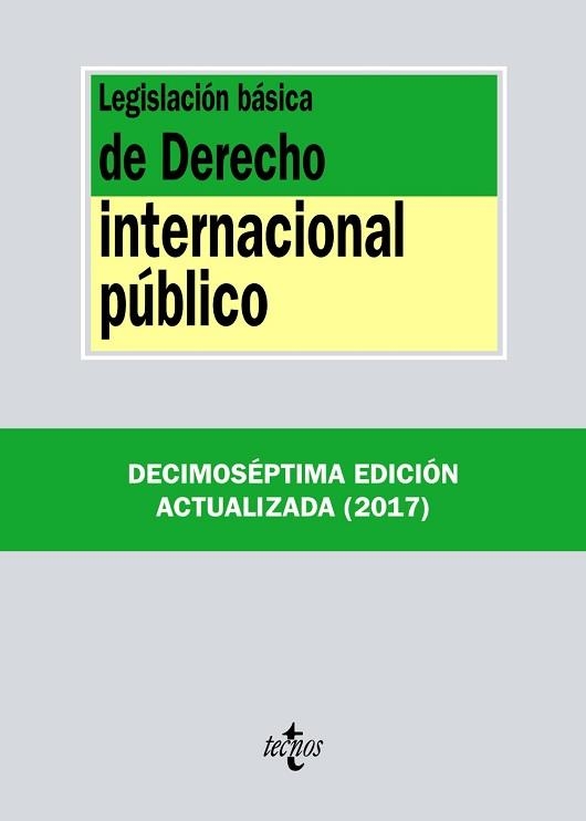 LEGISLACIÓN BÁSICA DE DERECHO INTERNACIONAL PÚBLICO | 9788430972616 | EDITORIAL TECNOS | Llibreria Aqualata | Comprar llibres en català i castellà online | Comprar llibres Igualada