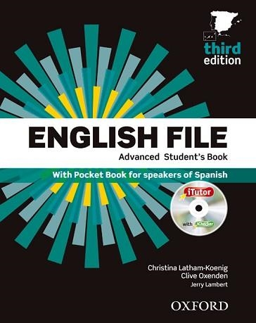 ENGLISH FILE ADVANCED STUDENT'S BOOK + WORKBOOK WITH KEY PACK 3RD EDITION | 9780194502160 | LATHAM-KOENIG, CHRISTINA/OXENDEN, CLIVE/LAMBERT-THIZY, DOMINIQUE | Llibreria Aqualata | Comprar llibres en català i castellà online | Comprar llibres Igualada