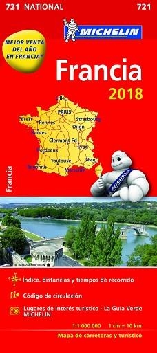 MAPA NATIONAL FRANCIA | 9782067226524 | VARIOS AUTORES | Llibreria Aqualata | Comprar llibres en català i castellà online | Comprar llibres Igualada