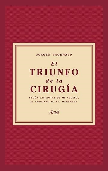 TRIUNFO DE LA CIRUGÍA, EL | 9788434427358 | THORWALD, JÜRGEN | Llibreria Aqualata | Comprar llibres en català i castellà online | Comprar llibres Igualada