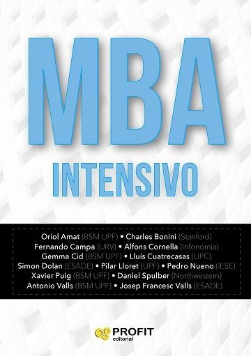 MBA INTENSIVO | 9788417209063 | VARIOS AUTORES | Llibreria Aqualata | Comprar llibres en català i castellà online | Comprar llibres Igualada