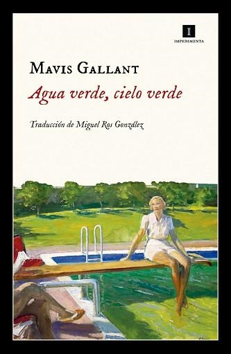 AGUA VERDE CIELO VERDE | 9788417115562 | GALLANT, MAVIS | Llibreria Aqualata | Comprar llibres en català i castellà online | Comprar llibres Igualada