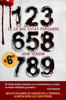 SÉ LO QUE ESTÁS PENSANDO | 9788416859160 | VERDON, JOHN | Llibreria Aqualata | Comprar llibres en català i castellà online | Comprar llibres Igualada