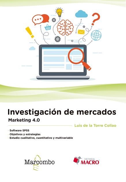 INVESTIGACIÓN DE MERCADOS. MARKETING 4.0 | 9788426726247 | DE LA TORRE COLLAO, LUIS | Llibreria Aqualata | Comprar llibres en català i castellà online | Comprar llibres Igualada