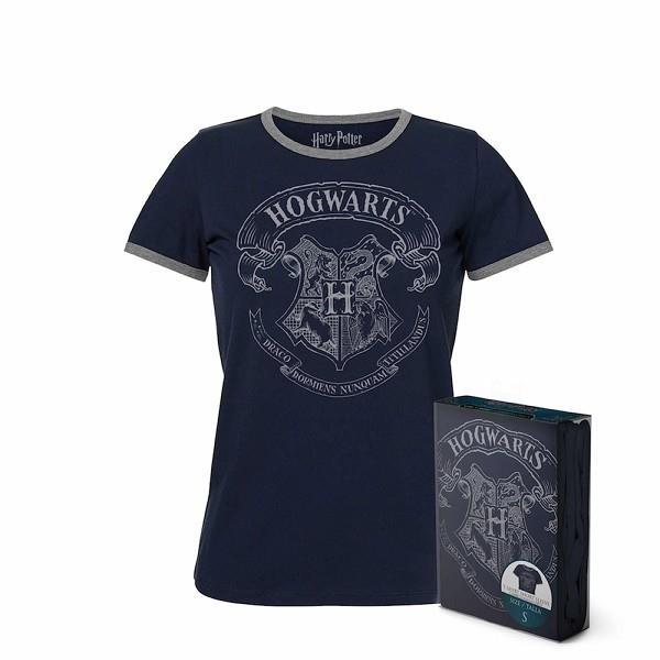 CAMISETA HARRY POTTER LOGOHOGWARTS AZUL T-M | 8435450218224 | Llibreria Aqualata | Comprar llibres en català i castellà online | Comprar llibres Igualada