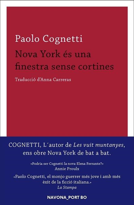 NOVA YORK ÉS UNA FINESTRA SENSE CORTINES | 9788417181437 | COGNETTI, PAOLO | Llibreria Aqualata | Comprar llibres en català i castellà online | Comprar llibres Igualada