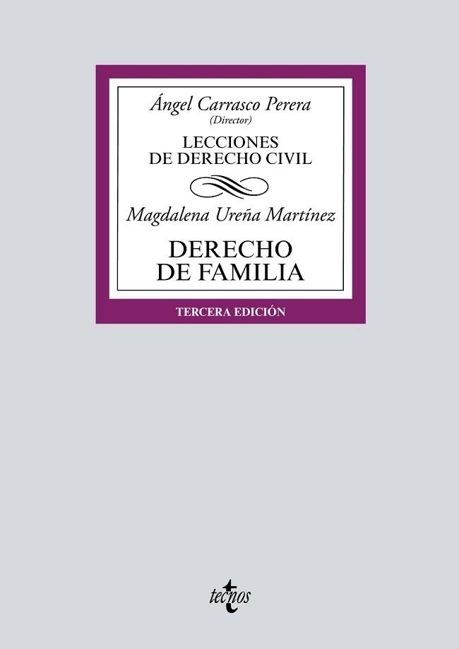 DERECHO DE FAMILIA | 9788430972210 | UREÑA MARTÍNEZ, MAGDALENA | Llibreria Aqualata | Comprar llibres en català i castellà online | Comprar llibres Igualada