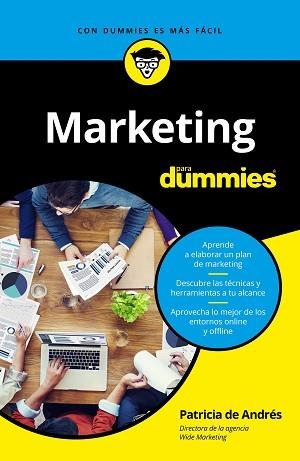 MARKETING PARA DUMMIES | 9788432904967 | ANDRÉS, PATRICIA DE | Llibreria Aqualata | Comprar libros en catalán y castellano online | Comprar libros Igualada