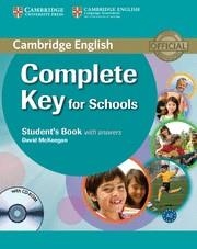 COMPLETE KEY FOR SCHOOLS STUDENT'S BOOK WITH ANSWERS WITH CD-ROM | 9780521124713 | MCKEEGAN, DAVID | Llibreria Aqualata | Comprar llibres en català i castellà online | Comprar llibres Igualada