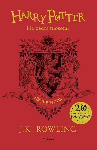 HARRY POTTER I LA PEDRA FILOSOFAL (GRYFFINDOR) | 9788417016678 | ROWLING, J.K. | Llibreria Aqualata | Comprar libros en catalán y castellano online | Comprar libros Igualada