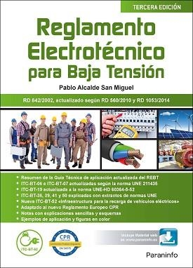 REGLAMENTO ELECTROTÉCNICO PARA BAJA TENSIÓN  3.ª EDICIÓN 2017 | 9788428340427 | ALCALDE SAN MIGUEL, PABLO | Llibreria Aqualata | Comprar llibres en català i castellà online | Comprar llibres Igualada