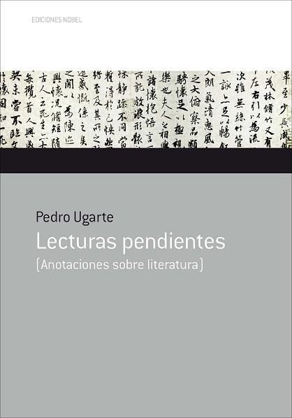 LECTURAS PENDIENTES | 9788484597483 | UGARTE TAMAYO , PEDRO | Llibreria Aqualata | Comprar llibres en català i castellà online | Comprar llibres Igualada