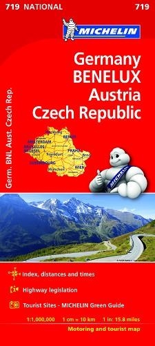 ALEMANIA, BENELUX, AUSTRIA, REP. CHECA MAPA (NATIONAL 719) | 9782067219854 | VARIOS AUTORES | Llibreria Aqualata | Comprar llibres en català i castellà online | Comprar llibres Igualada