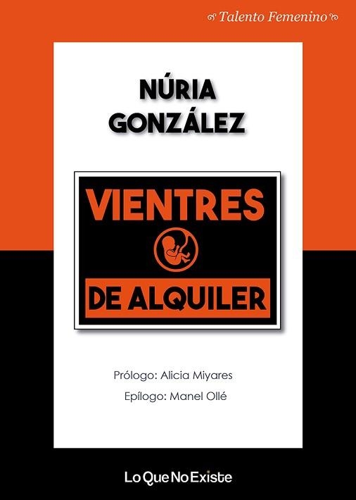 VIENTRES DE ALQUILER | 9788494930133 | GONZÁLEZ LÓPEZ, NÚRIA | Llibreria Aqualata | Comprar llibres en català i castellà online | Comprar llibres Igualada